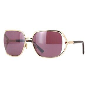 A0496Z New TOM FORD Goldie Gold Square FT1092/S 28U Sunglasses Women